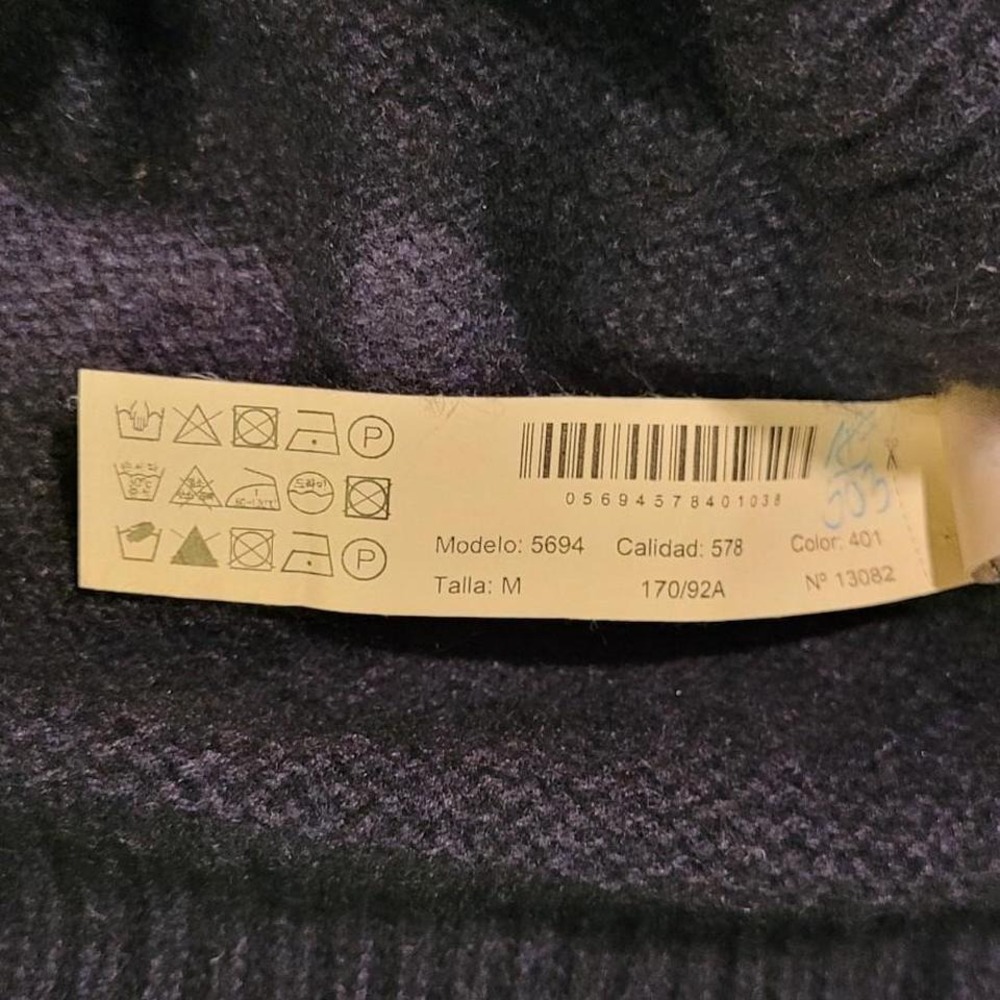 Massimo Dutti Wool And Alpaca Blend Turtleneck Sweater, Women's Size M, Black - Picture 5 of 5